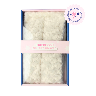 Tour de cou chauffant blanc