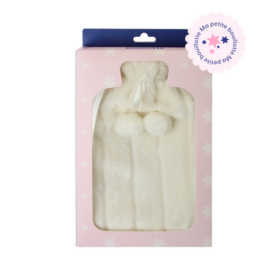 Bouillotte polaire blanche