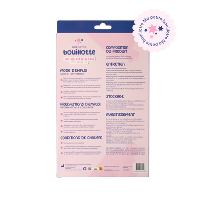 Bouillotte polaire rouge