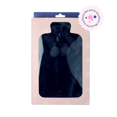 Bouillotte polaire bleue