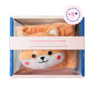 Ceinture bouilllotte bébé renard