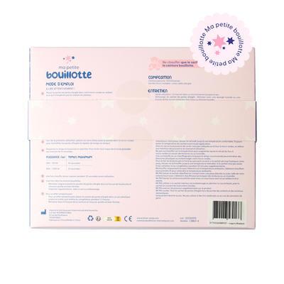 Ceinture bouillotte bébé lapin