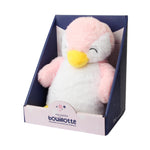Bouillotte Peluche Pingouin Rose