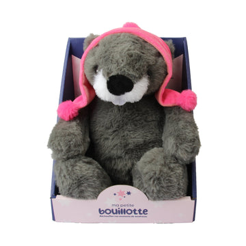 Hot Water Bottle Plush Beaver Hat