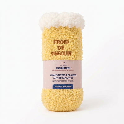 Chaussette polaire message (Froid De Pingouin)