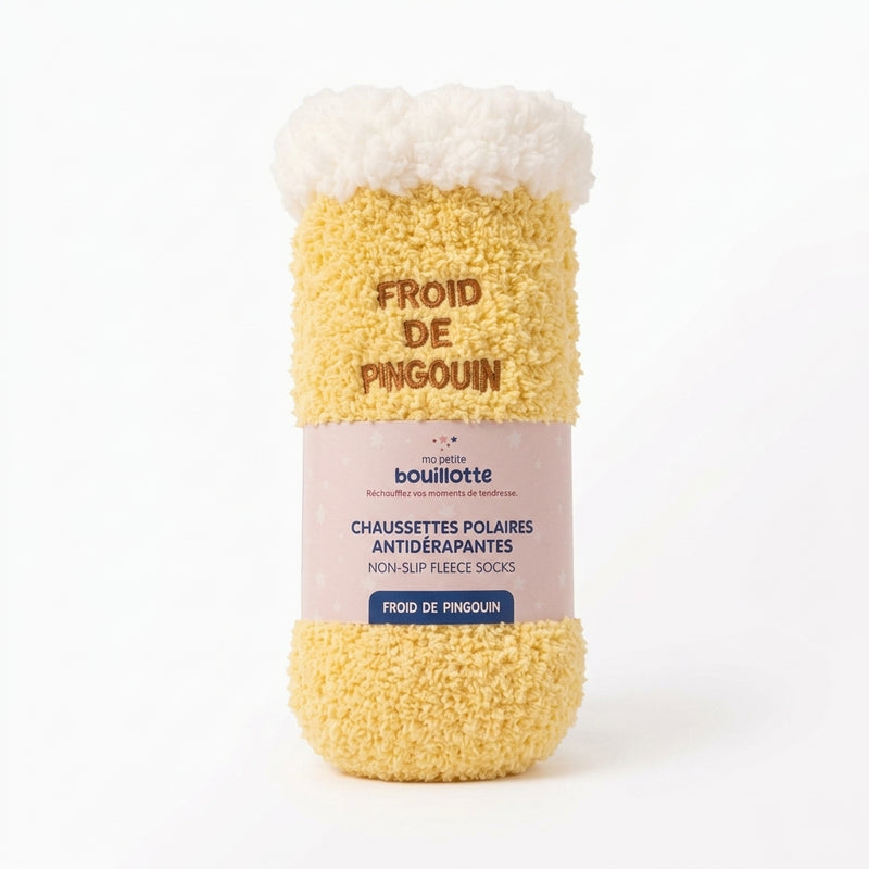 Chaussette polaire message (Froid De Pingouin)