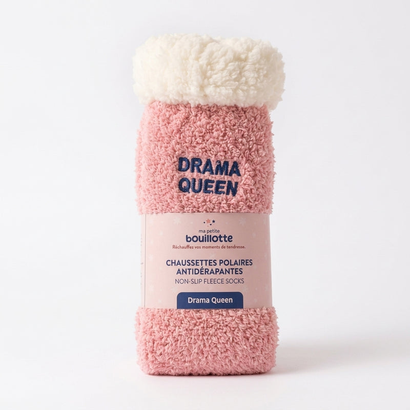 Chaussette polaire message (Drama Queen)