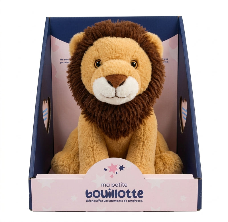 Bouillotte Peluche Lion
