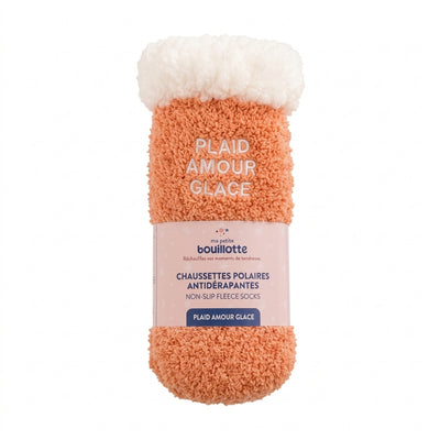 Chaussette polaire message (Plaid Amour Glace)