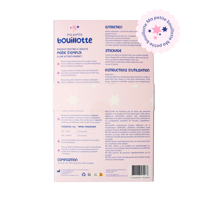 Tour de cou chauffant bleu