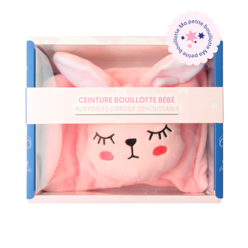 baby bunny hot water bottle belt