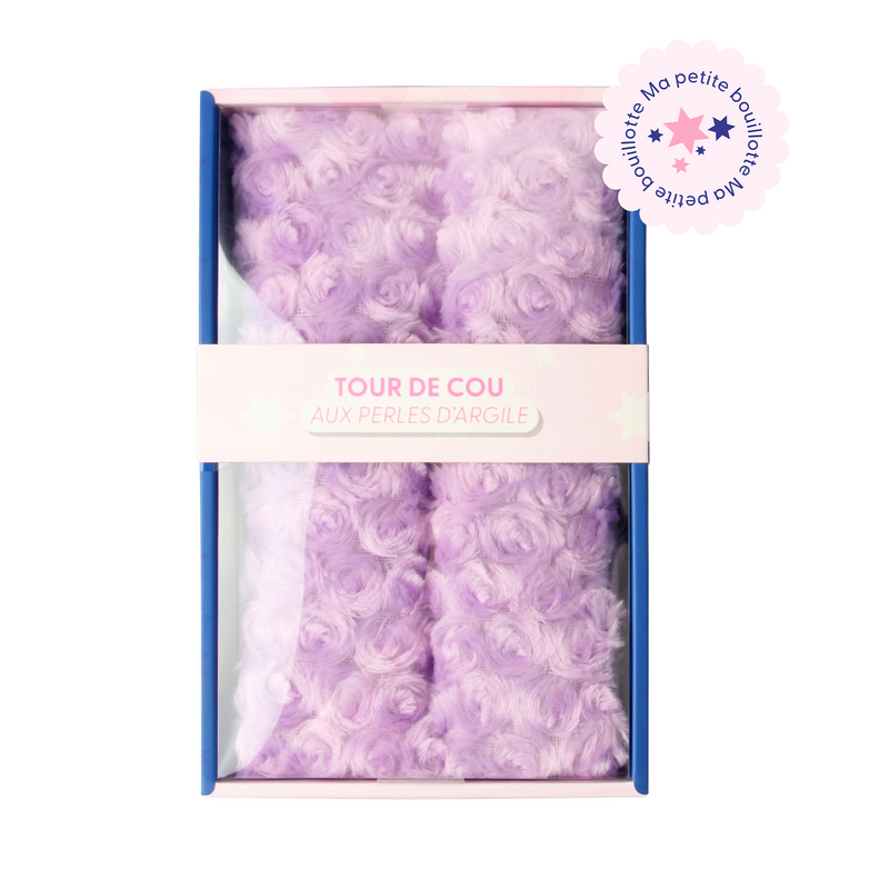 Tour de cou  chauffant violet